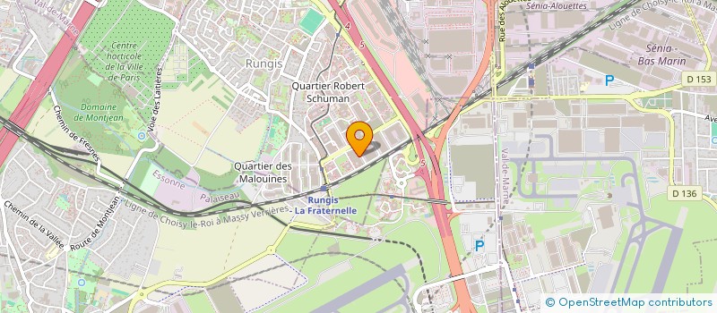 localisation de l'entreprise HALLS FRANCE à RUNGIS