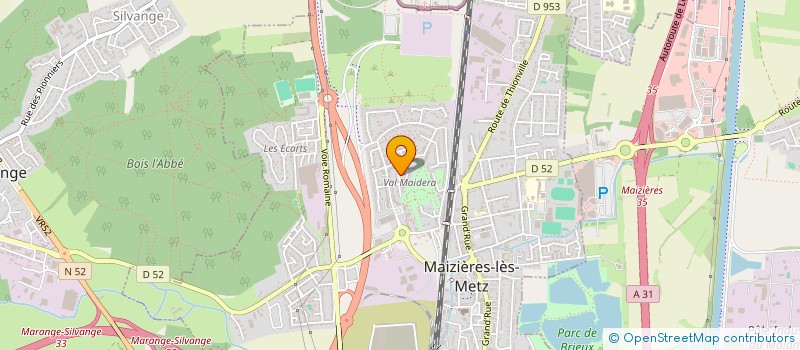 localisation de l'entreprise HALLSHOP à MAIZIERES-LES-METZ