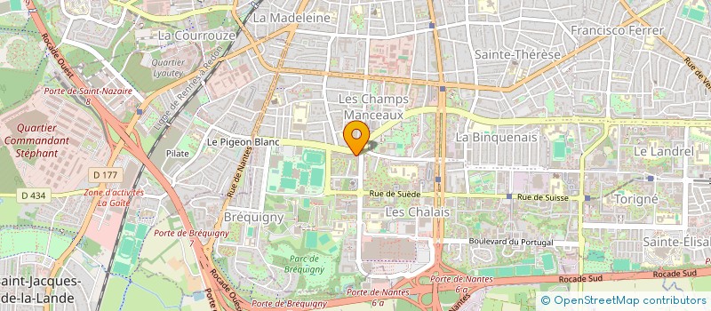 localisation de l'entreprise HALLUCINE à RENNES