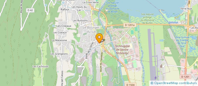 localisation de l'entreprise HALLYNCK LMNP  LE BOURGET-DU-LAC