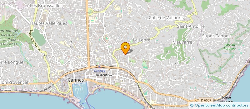 localisation de l'entreprise HALM  CANNES