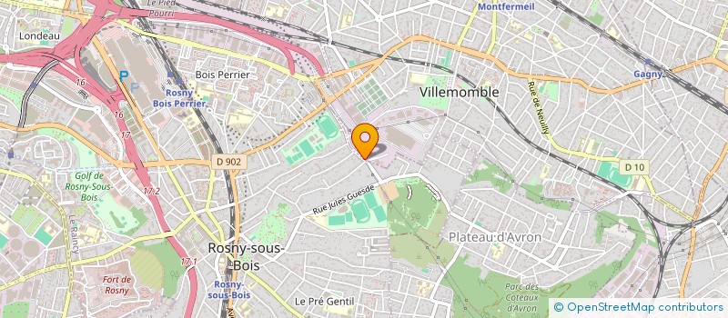 localisation de l'entreprise HALMA RECYCLAGE METAUX  VILLEMOMBLE