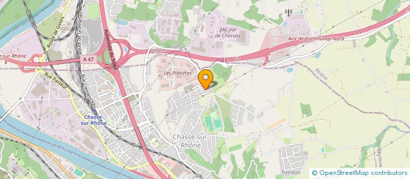 localisation de l'entreprise HALMATT  CHASSE-SUR-RHONE