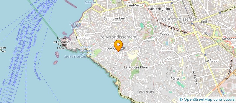 localisation de l'entreprise HALMY à MARSEILLE