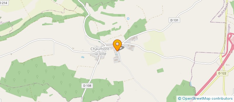 localisation de l'entreprise HALNA à CHAUMONT-LA-VILLE