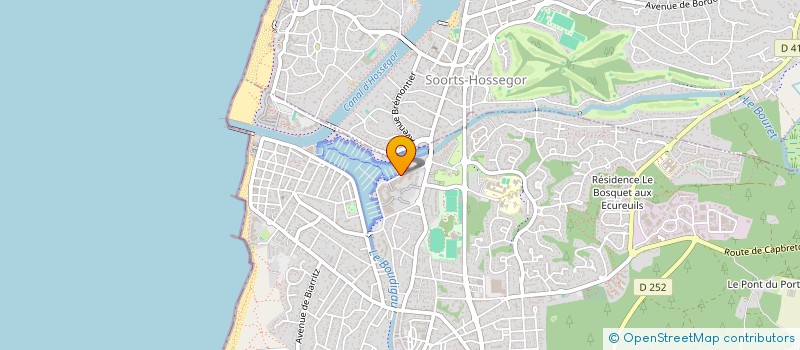 localisation de l'entreprise HALO à CAPBRETON