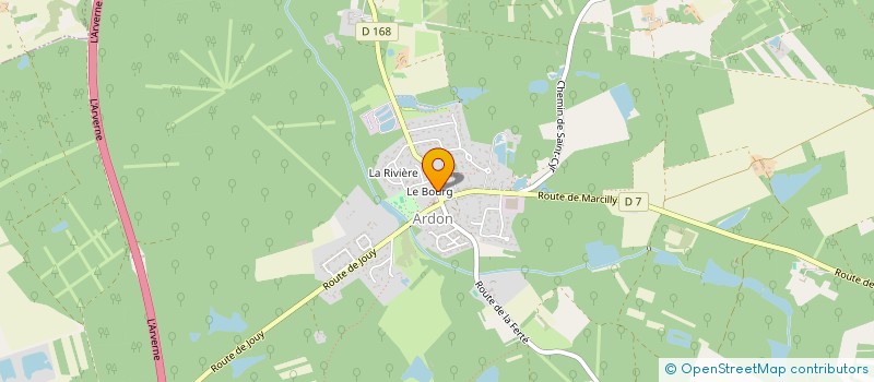 localisation de l'entreprise HALO à ARDON