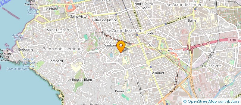 localisation de l'entreprise HALO à MARSEILLE