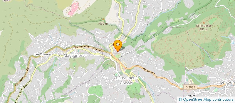 localisation de l'entreprise HALO CONCEPT à CHATEAUNEUF-GRASSE