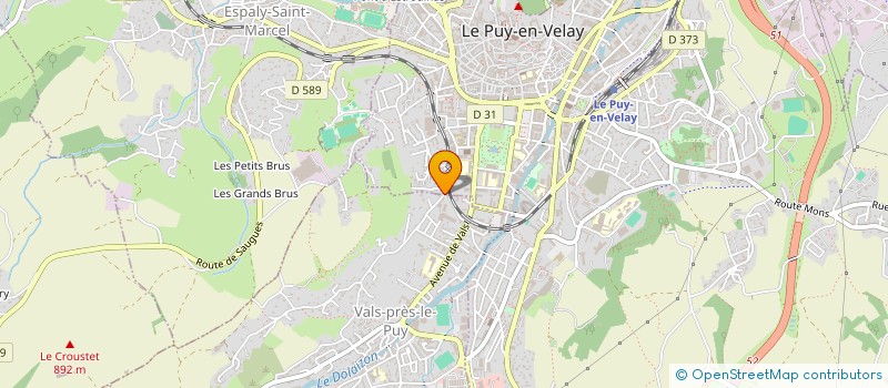 localisation de l'entreprise HALO DE LA LUNE  CHADRAC