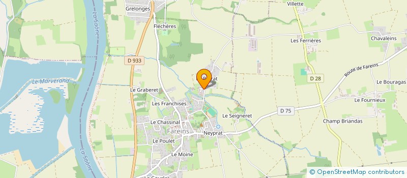 localisation de l'entreprise HALO FRANCE  FAREINS