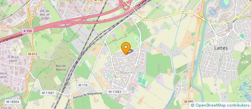 localisation de l'entreprise HALO HARMONIE HUMAINE à LATTES