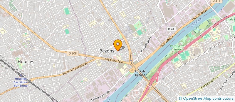 localisation de l'entreprise HALO SYSTEMS  BEZONS