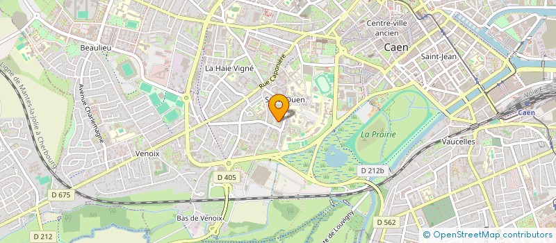 localisation de l'entreprise HALOBAN à CAEN