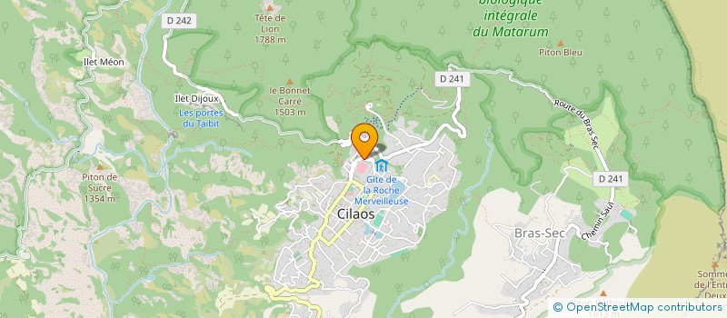 localisation de l'entreprise HALONA à CILAOS