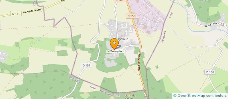 localisation de l'entreprise HALOUZE  GISORS