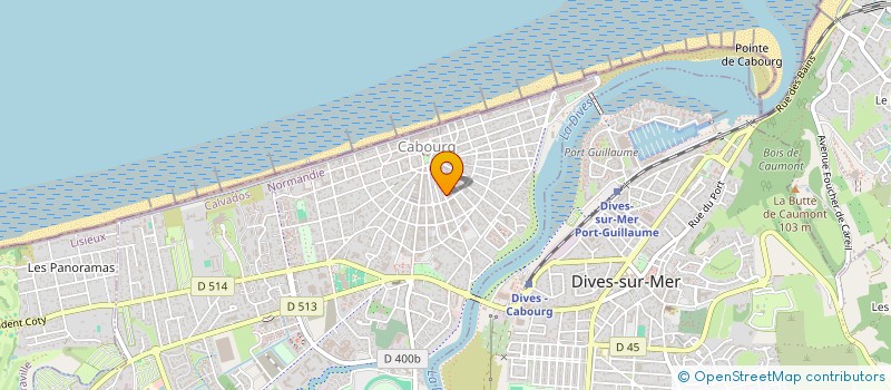 localisation de l'entreprise HALPERSON-LELONG  CABOURG