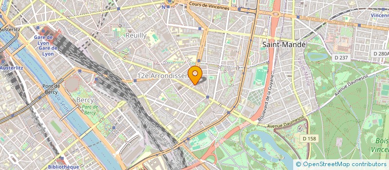 localisation de l'entreprise HALPHEN-PASSY à PARIS