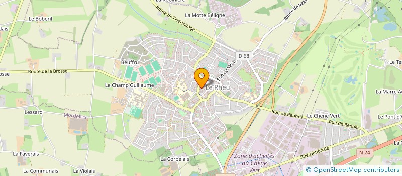 localisation de l'entreprise HALPIBA  LE RHEU