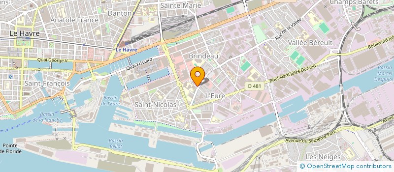 localisation de l'entreprise HALPROM  LE HAVRE