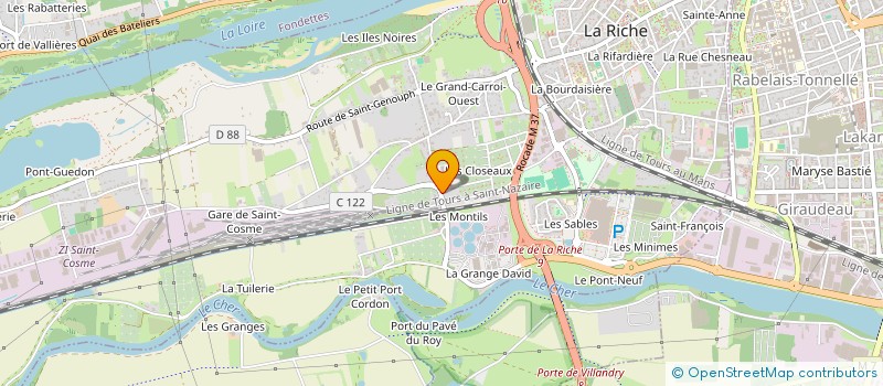 localisation de l'entreprise HALS  LA RICHE