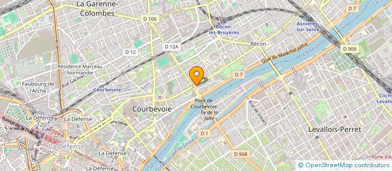 localisation de l'entreprise HALSEY SAILMAKERS EUROPE à COURBEVOIE
