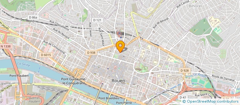 localisation de l'entreprise HALT ELEC à ROUEN