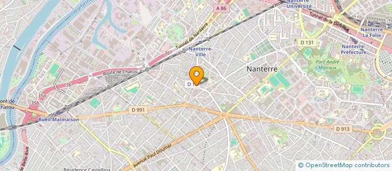 localisation de l'entreprise HALTAUPRIX  NANTERRE