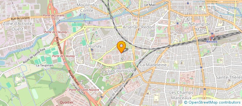 localisation de l'entreprise HALTE  RENNES