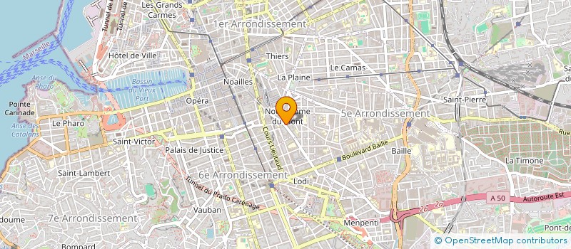 localisation de l'entreprise HALTE ACCUEIL LA MAISONNETTE à MARSEILLE