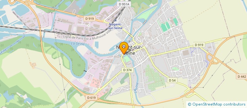 localisation de l'entreprise HALTE AUBOISE  NOGENT-SUR-SEINE