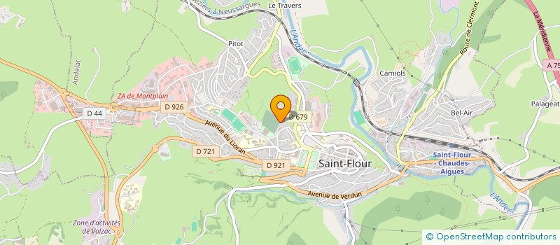 localisation de l'entreprise HALTE DE NUIT DES MARRONNIERS à SAINT-FLOUR