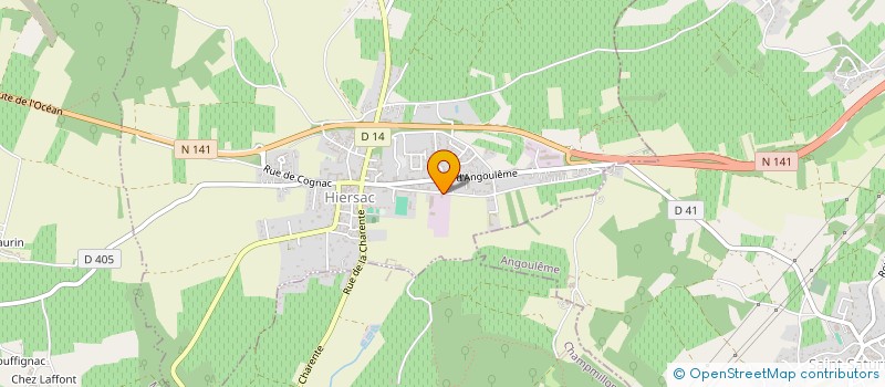 localisation de l'entreprise HALTE ENFANTINE HIERSACAISE à HIERSAC