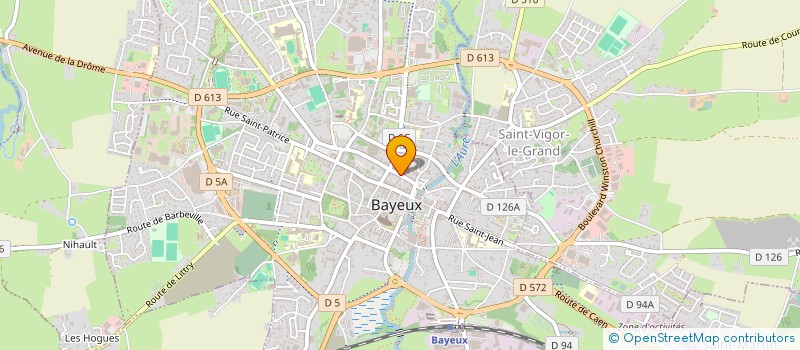 localisation de l'entreprise HALTE GARDERIE à BAYEUX