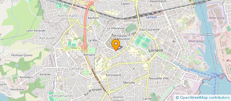 localisation de l'entreprise HALTE GARDERIE à LORIENT