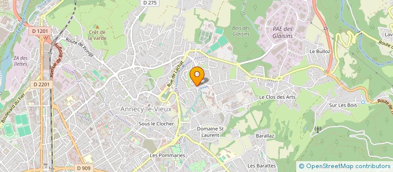 localisation de l'entreprise HALTE GARDERIE à ANNECY