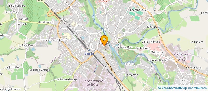 localisation de l'entreprise HALTE GARDERIE CLISSON ACCUEIL à CLISSON