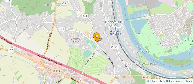 localisation de l'entreprise HALTE GARDERIE DOM MARSINVAL  VILLENNES-SUR-SEINE