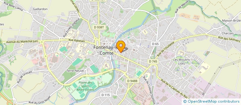 localisation de l'entreprise HALTE-GARDERIE L'ASSO DROITS DE PETITS à FONTENAY-LE-COMTE