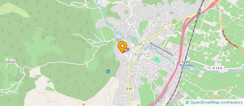 localisation de l'entreprise HALTE GARDERIE LES BOUT'CHOUS 2 à CUERS