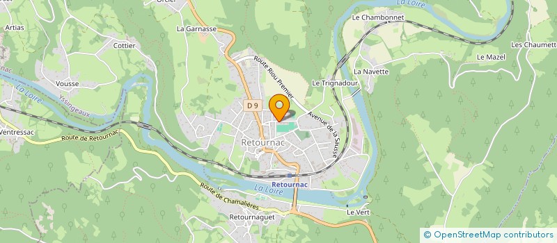 localisation de l'entreprise HALTE GARDERIE LES COQUINS à RETOURNAC