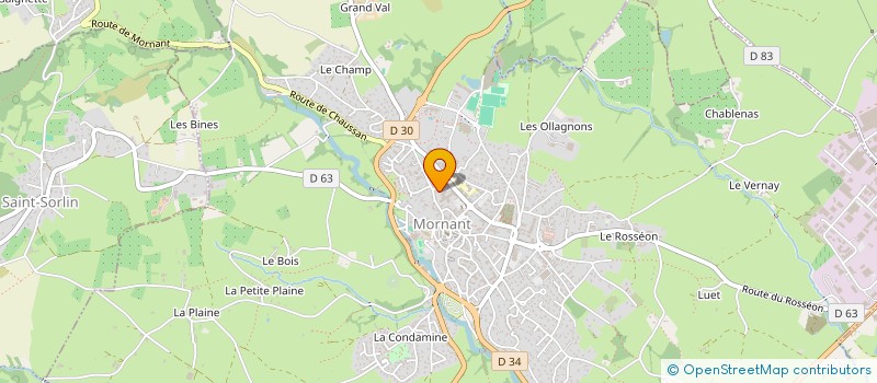 localisation de l'entreprise HALTE GARDERIE LES FIFRELOUS à MORNANT