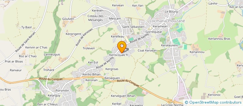 localisation de l'entreprise HALTE GARDERIE LES LUTINS à LOCMARIA-PLOUZANE