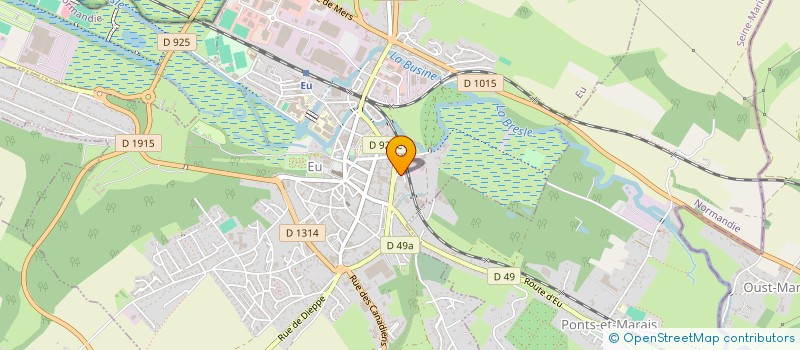 localisation de l'entreprise HALTE GARDERIE LES LUTINS à EU
