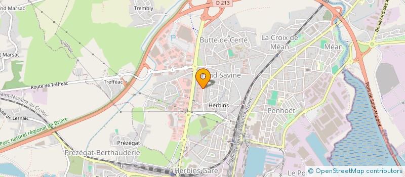 localisation de l'entreprise HALTE GARDERIE LES PETITS MOUSSAILLONS à TRIGNAC