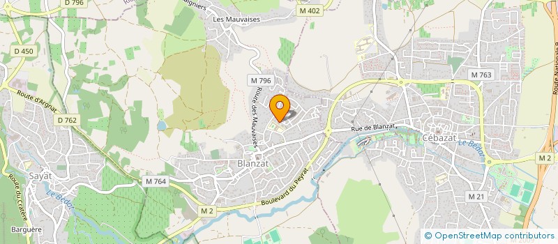 localisation de l'entreprise HALTE GARDERIE PAIN D EPICE à BLANZAT