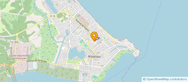 localisation de l'entreprise HALTE GARDERIE PANTHERE ROSE à KOUROU