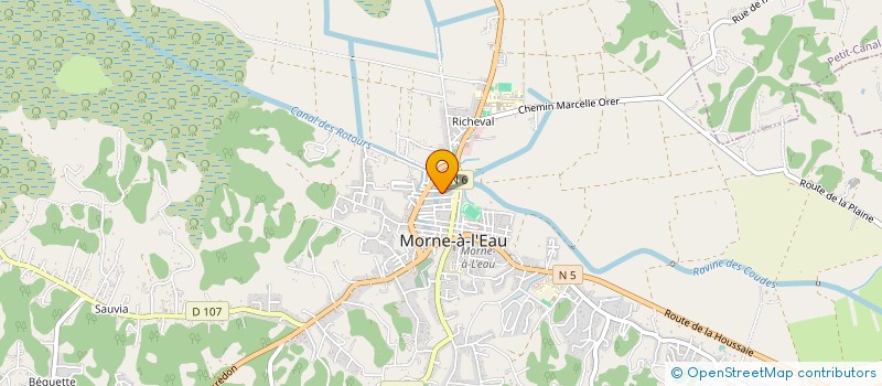 localisation de l'entreprise HALTE GARDERIE PAS A PAS à MORNE-A-L'EAU
