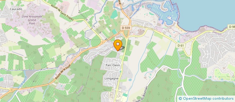 localisation de l'entreprise HALTE HELICO  GASSIN