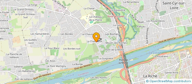 localisation de l'entreprise HALTE LOIRE  FONDETTES